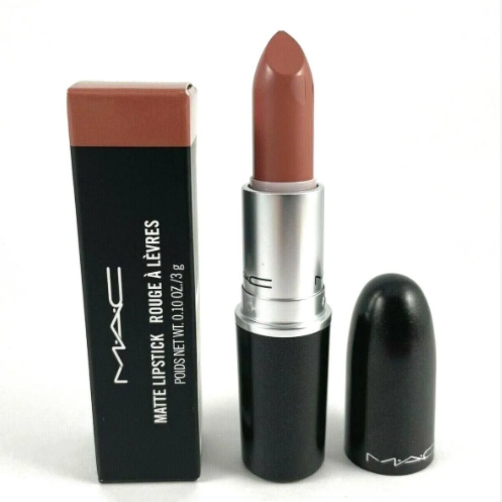 MAC MATTE LIPSTICK  VELVET TEDDY 0.10 OZ